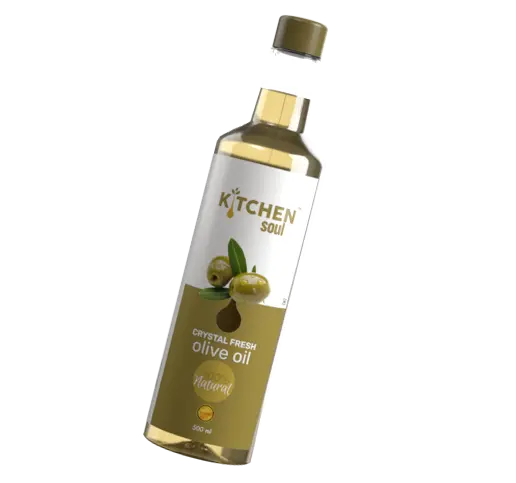 Picture of a bottle of kitchen soul oils olive oil