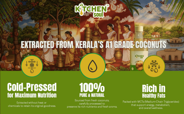 Cold Pressed Coconut Oil 1000mL - Image 5